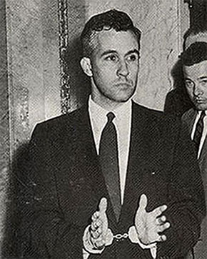 Francis Parker Yockey in handcuffs