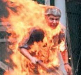 Man on fire