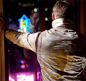 Ryan Gosling in Scorpion jacket