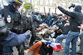 Protest scene