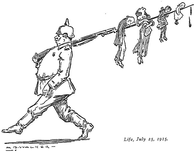 German Corpse Factory cartoon-Life