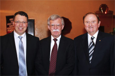 Dvir Abramovich, John Bolton, John Gandel