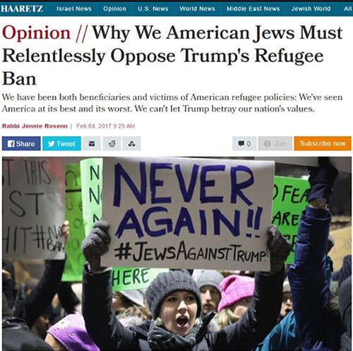 Never-again protestors